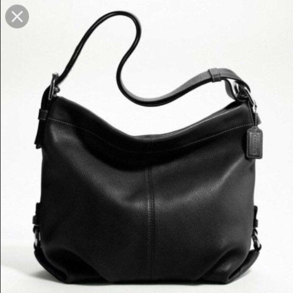 Genuine Leather Coach Shoulder Bag
